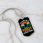 To Ride on a Horse Horse Necklace Stainless Steel or 18k Gold Dog Tag 24" Chain-Express Your Love Gifts