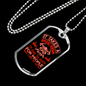To Risk For People Firefighter Gift Stainless Steel or 18k Gold Dog Tag 24" Chain-Express Your Love Gifts