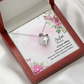 To Sister A Female Sibling Forever Necklace w Message Card-Express Your Love Gifts