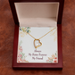 To Sister Forever Forever Necklace w Message Card-Express Your Love Gifts