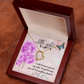 To Sister I Smile Because You Are My Sister Forever Necklace w Message Card-Express Your Love Gifts