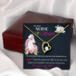 To Sister My Dear Nurse Sister Forever Necklace w Message Card-Express Your Love Gifts