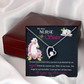 To Sister My Dear Nurse Sister Forever Necklace w Message Card-Express Your Love Gifts