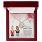 To Sister Special Sister Forever Necklace w Message Card-Express Your Love Gifts