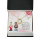 To Sister Special Sister Forever Necklace w Message Card-Express Your Love Gifts
