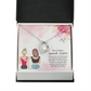 To Sister Special Sister Forever Necklace w Message Card-Express Your Love Gifts