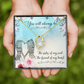 To Sister You Will Always Be Forever Necklace w Message Card-Express Your Love Gifts