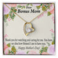 To Step Mom Bonus Mom Blessed to Have You Forever Necklace w Message Card-Express Your Love Gifts