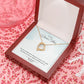 To Step Mom Bonus Mom Choose to Have Me Forever Necklace w Message Card-Express Your Love Gifts