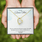To Step Mom Bonus Mom Choose to Have Me Forever Necklace w Message Card-Express Your Love Gifts