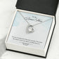 To Step Mom Bonus Mom Choose to Have Me Forever Necklace w Message Card-Express Your Love Gifts