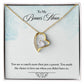 To Step Mom Bonus Mom Choose to Have Me Forever Necklace w Message Card-Express Your Love Gifts