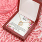 To Step Mom Bonus Mom My Unbiological Mom Forever Necklace w Message Card-Express Your Love Gifts