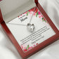 To Step Mom Bonus Mom My Unbiological Mom Forever Necklace w Message Card-Express Your Love Gifts