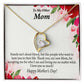 To Step Mom Bonus Mom My Unbiological Mom Forever Necklace w Message Card-Express Your Love Gifts
