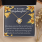 To Stepdaughter Life's Gift Infinity Knot Necklace Message Card-Express Your Love Gifts
