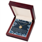 To Stepdaughter You're a Blessing Infinity Knot Necklace Message Card-Express Your Love Gifts