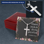 To The Glory Of God 1 Corinthians 10:31 Cross Necklace Message Card W Ball Chain Pendant-Express Your Love Gifts