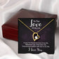 To The Love of My Life In You I've Found Forever Necklace w Message Card-Express Your Love Gifts