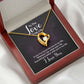 To The Love of My Life In You I've Found Forever Necklace w Message Card-Express Your Love Gifts