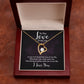 To The Love of My Life In You I've Found Forever Necklace w Message Card-Express Your Love Gifts