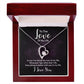 To The Love of My Life In You I've Found Forever Necklace w Message Card-Express Your Love Gifts
