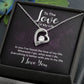 To The Love of My Life In You I've Found Forever Necklace w Message Card-Express Your Love Gifts
