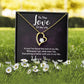 To The Love of My Life In You I've Found Forever Necklace w Message Card-Express Your Love Gifts