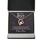 To The Love of My Life In You I've Found Forever Necklace w Message Card-Express Your Love Gifts