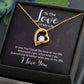 To The Love of My Life In You I've Found Forever Necklace w Message Card-Express Your Love Gifts