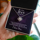 To The Love of My Life In You I've Found Infinity Knot Necklace Message Card-Express Your Love Gifts