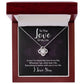 To The Love of My Life In You I've Found Infinity Knot Necklace Message Card-Express Your Love Gifts