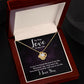 To The Love of My Life In You I've Found Infinity Knot Necklace Message Card-Express Your Love Gifts
