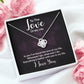 To The Love of My Life In You I've Found Infinity Knot Necklace Message Card-Express Your Love Gifts