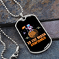 To The Moon Confirmed Bitcoin Crypto Necklace Stainless Steel or 18k Gold Dog Tag 24" Chain-Express Your Love Gifts