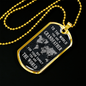 To The World You Are A Grandfather Necklace Stainless Steel or 18k Gold Dog Tag 24" Chain-Express Your Love Gifts