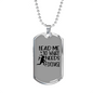 To What Needs Fixing Woodworker Dog Tag Stainless Steel or 18k Gold W 24"-Express Your Love Gifts