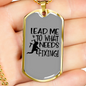 To What Needs Fixing Woodworker Dog Tag Stainless Steel or 18k Gold W 24"-Express Your Love Gifts