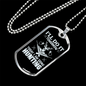 Today Going Hunting Necklace Stainless Steel or 18k Gold Dog Tag 24" Chain-Express Your Love Gifts