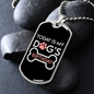Today is My Dog's Birthday Necklace Stainless Steel or 18k Gold Dog Tag 24" Chain-Express Your Love Gifts
