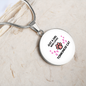 Tonkinese Cat Girl Circle Necklace Stainless Steel or 18k Gold 18-22"-Express Your Love Gifts