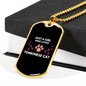 Tonkinese Cat Loves Necklace Stainless Steel or 18k Gold Dog Tag 24-Express Your Love Gifts