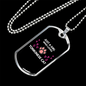 Tonkinese Cat Loves Necklace Stainless Steel or 18k Gold Dog Tag 24-Express Your Love Gifts