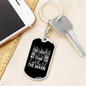 Too Lightly Of Sin Keychain Stainless Steel or 18k Gold Dog Tag Keyring-Express Your Love Gifts