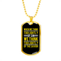 Too Lightly Of The Savior Christian Necklace Stainless Steel or 18k Gold Dog Tag 24" Chain-Express Your Love Gifts