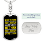 Too Lightly Of The Savior Keychain Stainless Steel or 18k Gold Dog Tag Keyring-Express Your Love Gifts