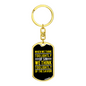 Too Lightly Of The Savior Keychain Stainless Steel or 18k Gold Dog Tag Keyring-Express Your Love Gifts