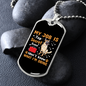 Top Secret Job Necklace Stainless Steel or 18k Gold Dog Tag 24" Chain-Express Your Love Gifts