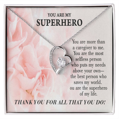 Touching Healthcare Medical Worker Nurse Appreciation Gift Forever Necklace w Message Card-Express Your Love Gifts