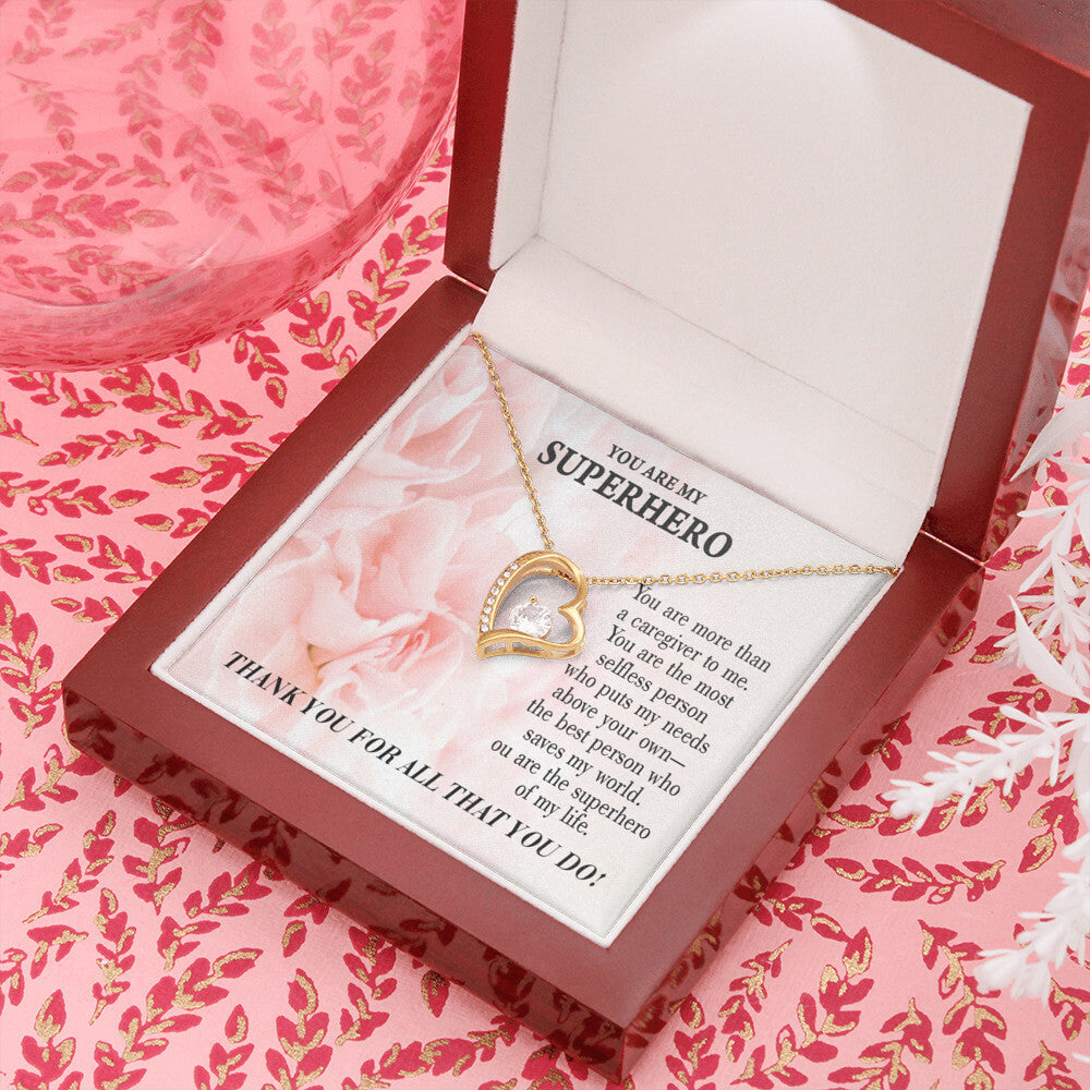 Touching Healthcare Medical Worker Nurse Appreciation Gift Forever Necklace w Message Card-Express Your Love Gifts